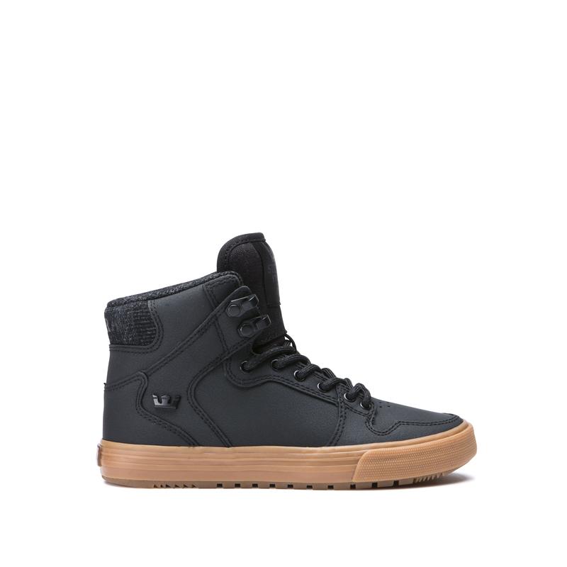 Buty Supra VAIDER COLD WEATHER - Sneakersy Wysokie Dziecięce - Granatowe (YUZH-50873)